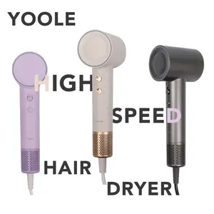High speed hair dryer, three color white gray P UR PLE