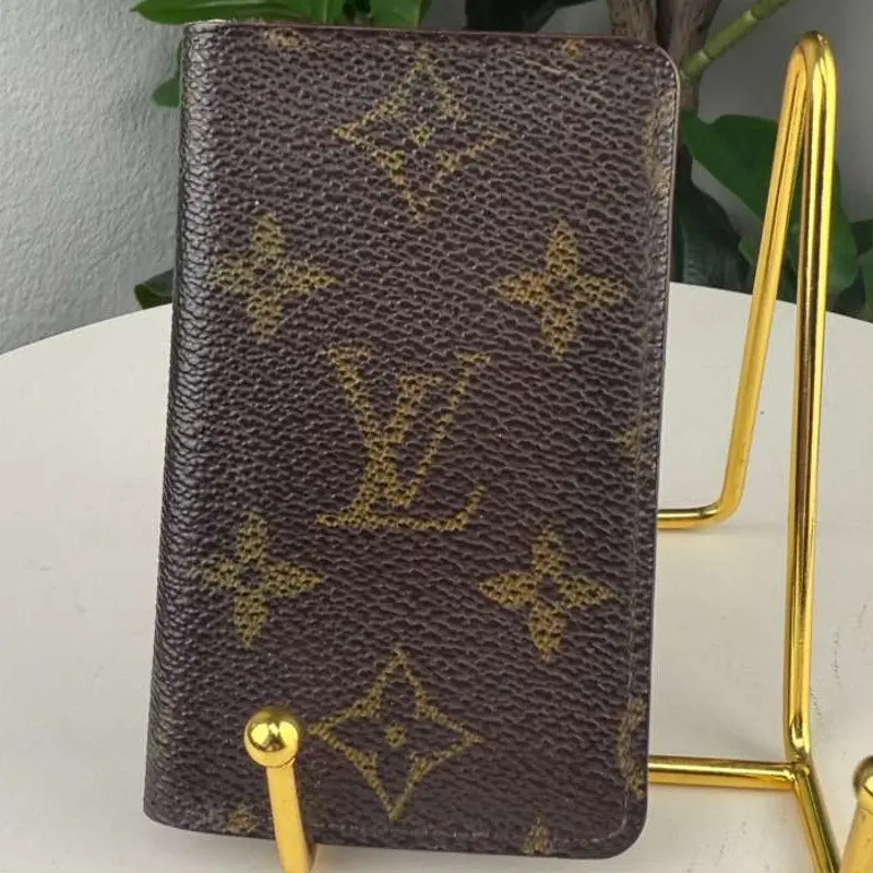 Pre-owned Authentic Louis Vuitton Monogram Canvas Bi fold Wallet