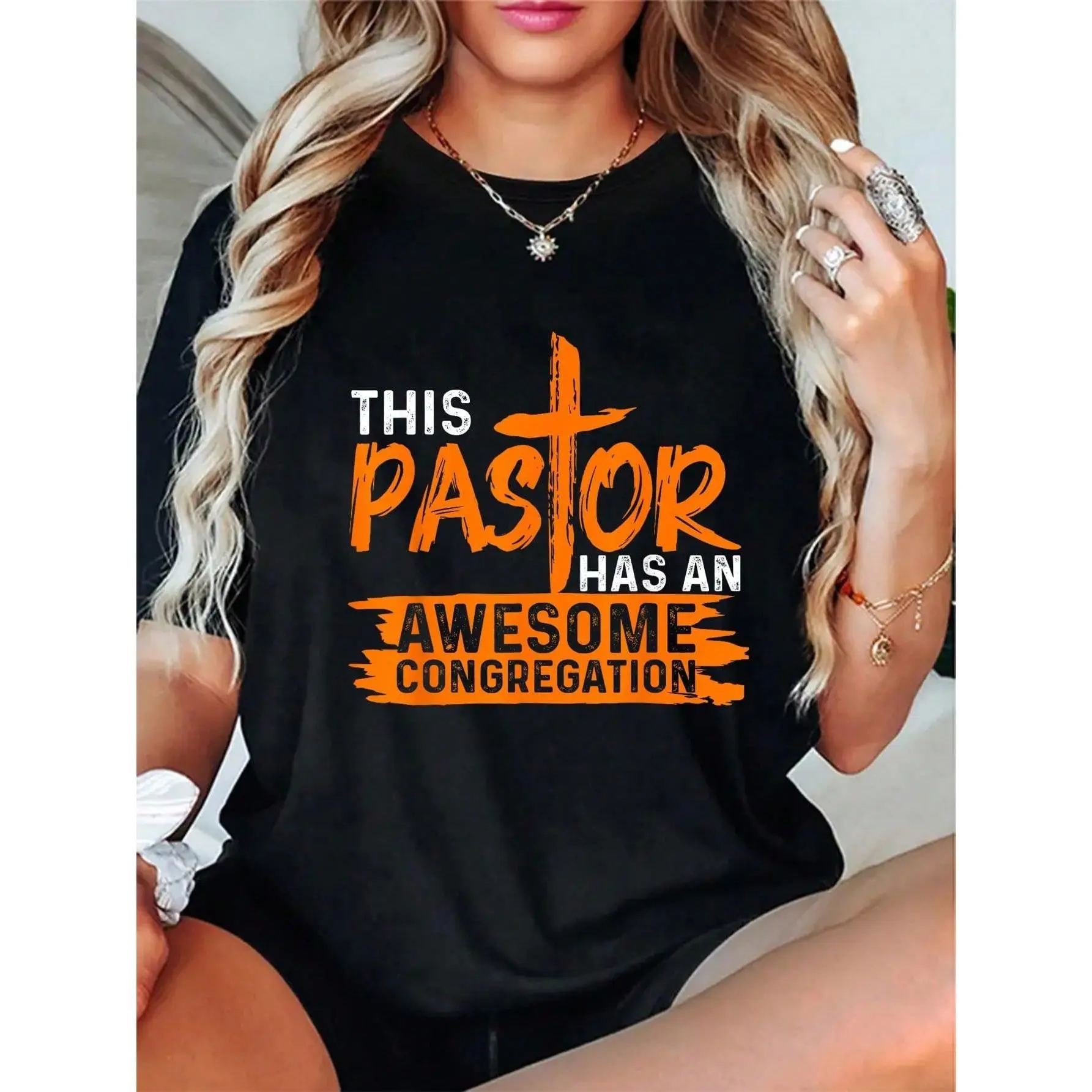 100% Cotton Funny Pastor Appreciation Gift Men Christian Church Priest T-Shirt Casual Short Sleeve Shirt graphic tees men crop tops summer outfits for men summer tops T-Shirt