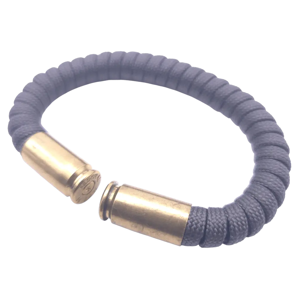 Unisex Dark Grey Paracord Fashion Accessory, Bracelet and Bangle Component