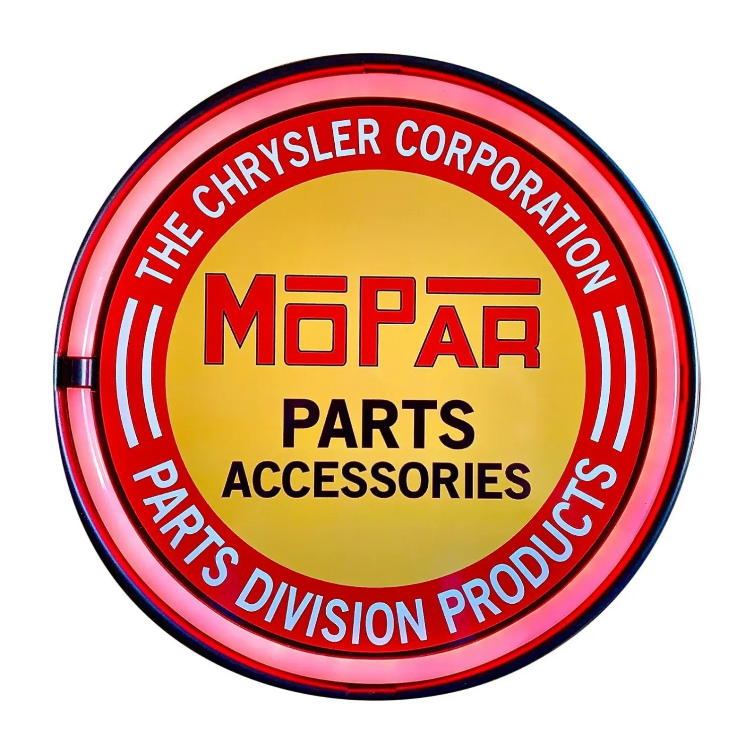 MoPar Bottle Cap Shaped LED Neon Light Rope Sign, USB Powered Neon Decor for Bar, Man Cave, LED Home Decor Accessories