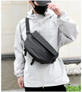 Solid Color Tablet Bag, Lightweight Multifunctional Chest Shoulder Bag, Waterproof Sports Hiking and Travel Bag, 11 Inch Tablet Magnetic Buckle Crossbody Bag