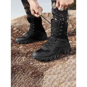We are purchasing men's outdoor boots, durable military tactical desert boots, lightweight hiking boots, and comfortable high-top fashionable boots for camping and training