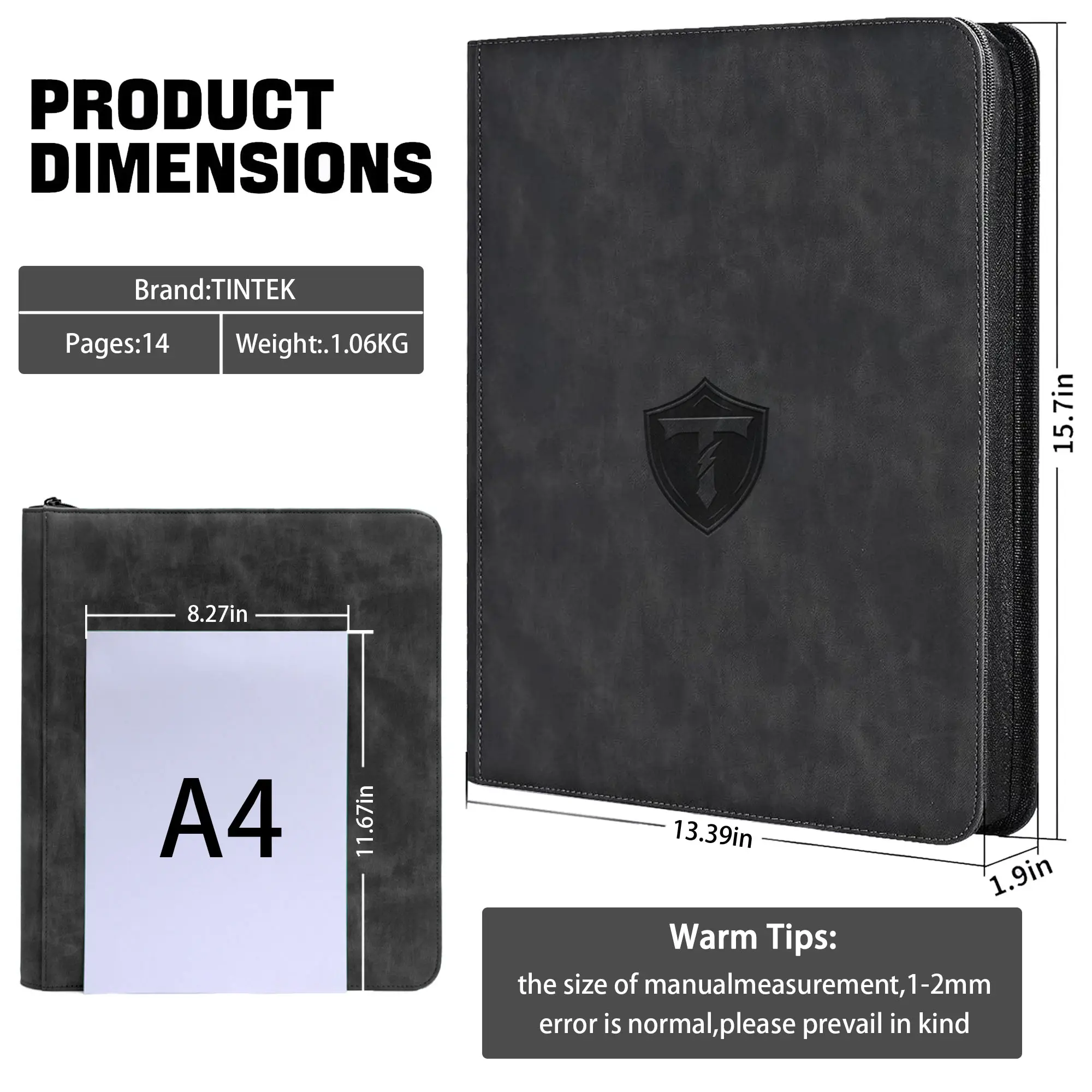 TINTEK TCG Toploader Card Binder  9-Pocket Trading Card Album Holder for 3  x 4'' Toploaders  Double-Sided Display Case Holds 252 Toploaders  Fits ,  MTG, Sports Cards & More - TikTok Shop