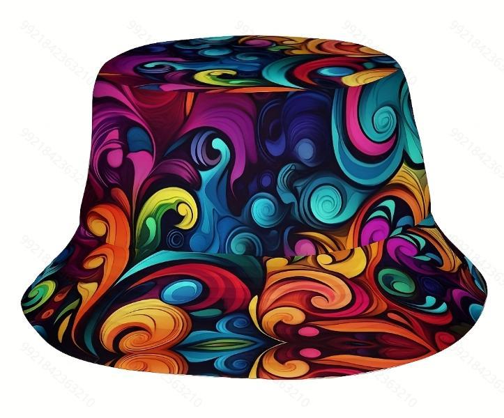 Trendy Bucket Hat for Women Men UV Protection Lightweight Outdoor Beach Hat