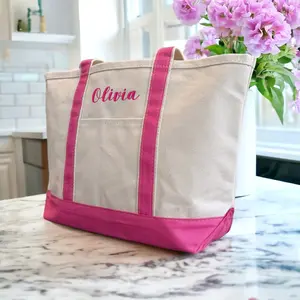 Personalized Bridesmaid Bags, Custom Name Tote Bag, Embroidered Tote Bag, Gifts for Bridesmaids, Embroidered Tote Bag, Bridesmaid Gifts