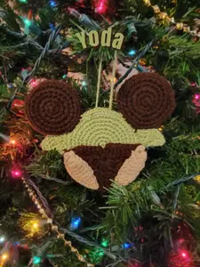 Crochet Themed Ears Ornament