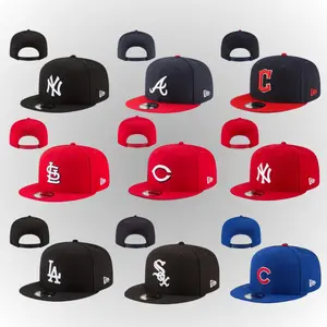 New Era MLB Team Snapback Collection NY Yankees LA Dodgers Atlanta Braves St Louis Cardinals – Adjustable Flat Brim Embroidered Logo Streetwear Hat Unisex Premium Sport Fashion Fast US Shipping 2026