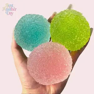 Crystal Mochi Ball Squishy - Handmade TPR Soft Stress Relief Fidget Sensory Grippie Toy for Relaxation and Gift Giving| Easter Stress Balls for Adults & Kids