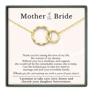 Mother of the Bride Necklace – Gift for Her from Groom