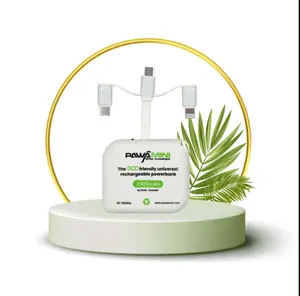 Pawamini 3-in-1 Portable Phone Charger (iOS, Android, Samsung)