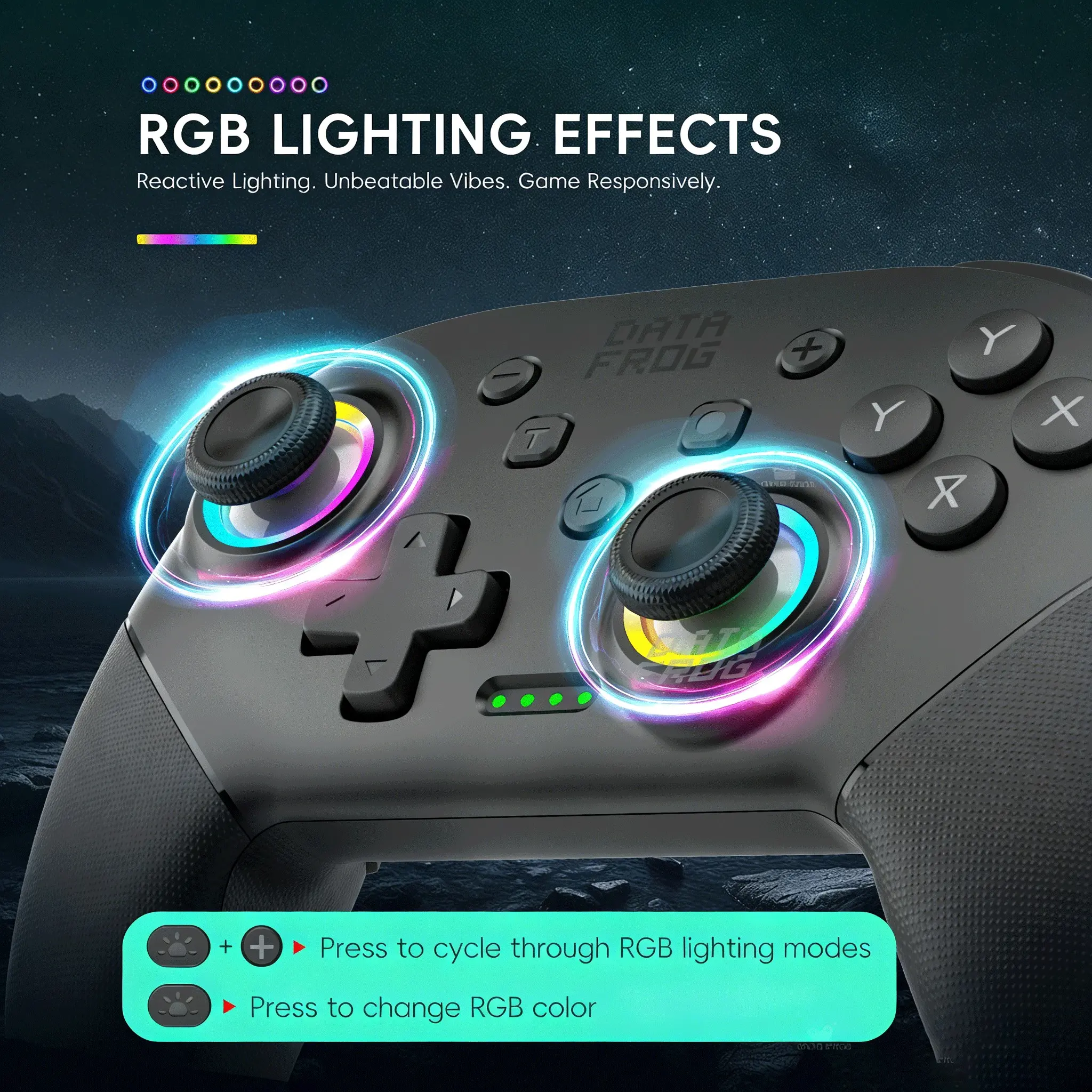 Nintendo Switch Game Controller Joystick Caps, Silicone Thumb Grip Extender with Increased Height, Non-Slip Anti-Sweat, Compatible with Switch OLED/Lite, Windows & Android for FPS & Racing Games