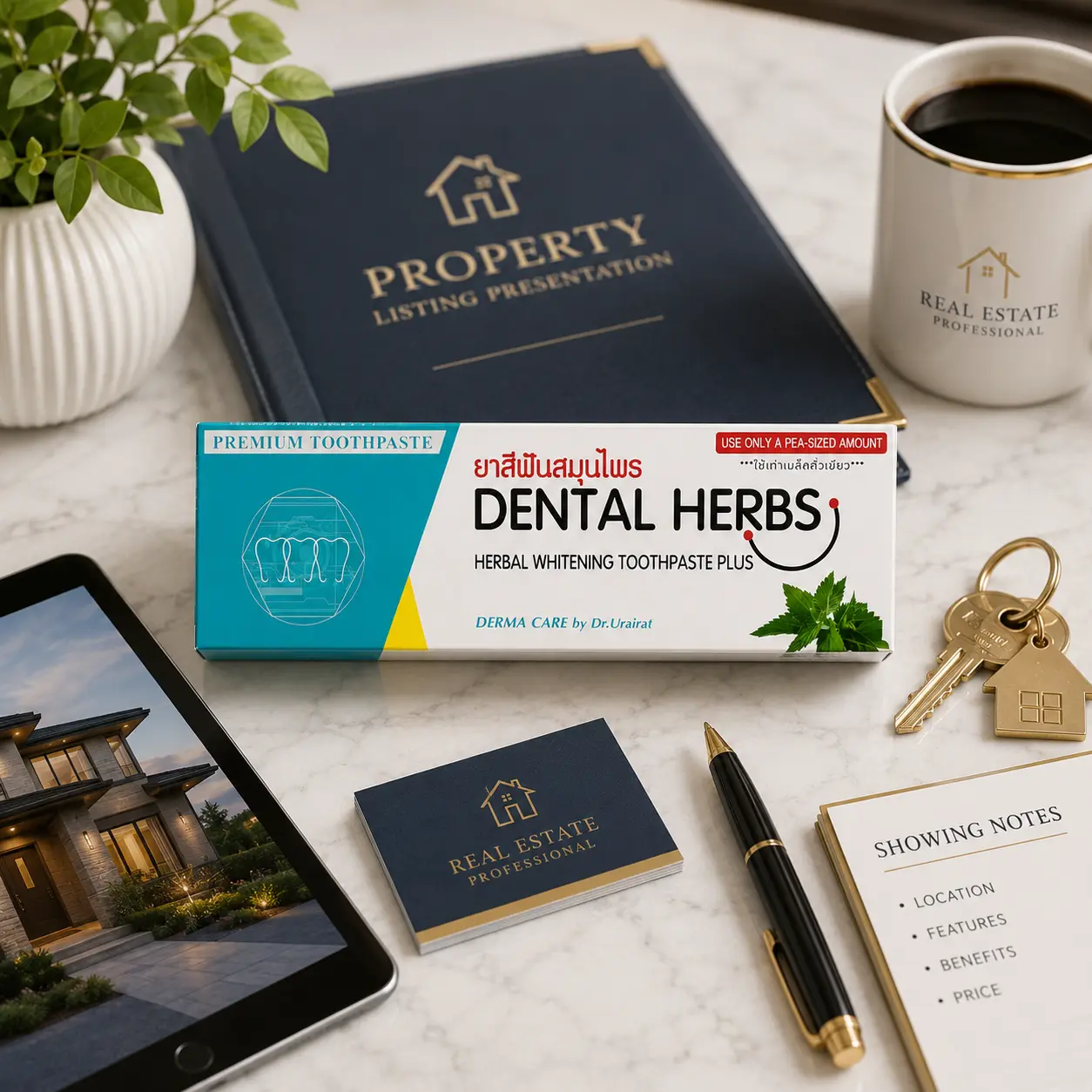 Herbal Toothpaste | Botanical Toothpaste | Daily Oral Care | Fresh Breath Care | Helps Remove Everyday Surface Stains | Healthy Gum Support | Premium Toothpaste | Made in Thailand | 80g