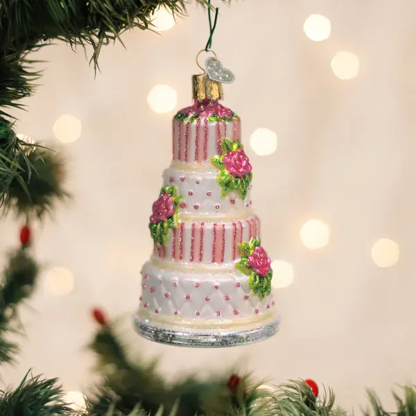 Elegant Wedding Cake Ornament, Festive Decor for Home Party Cake Decorating Supplies