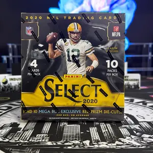 2020 PANINI SELECT MEGA BOX - JOE BURROW , JUSTIN JEFFERSON ROOKIES!