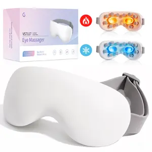 VUSIGN Eye Massager with Heat and Cooling Voice Control, Mothers Day Gifts for Women Mom Her, FSA Eligible HSA, Massaging Eye Mask for Migraine Headache Dry Eyes and Stress Relief