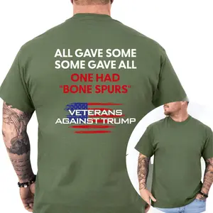 Veterans Against Trump T-shirt, Unisex Graphic Tees, Patriotic Shirts, Liberal Tee, Democrat Tee