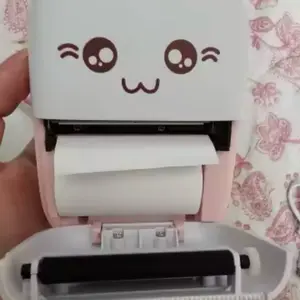 MINI Portable Thermal Printer Wireless Label Memo Machine 200dpi Bluetooth Inkless Pocket Imprimante Phone Notes Printing Paper with 3 White & 3 Color Rolls for Home Offices School. Once item is used no returns. All items have been tested by Manufacturer.