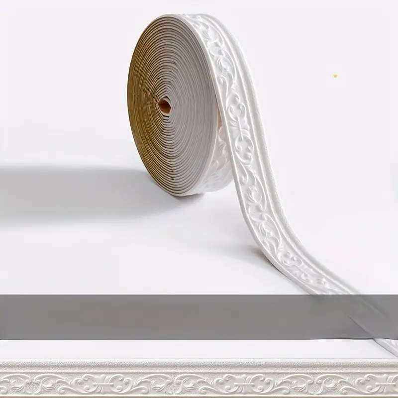 3D Foam Self-Adhesive Wall Decals, Waterproof Removable, Floral & Solid Colors, Home Hotel DIY, Elegant Design, Easy Install, Durable Material