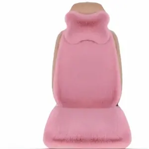 Pink Fuzzy Gaming Chair Cover- super cozy and cute