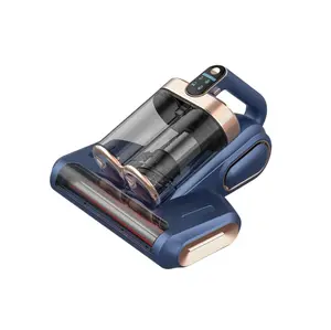 Mattress vacuum cleaner, powerful wireless vacuum cleaner, equipped with ultraviolet and ultrasonic functions, double-layer dust collection box, washable filter, effectively removes dust, pet hair, etc.