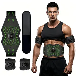2026 new model abdominal and arm strength training device: 6 modes, 18 intensity levels; a powerful aid for ab workouts and arm/abs muscle contraction and relaxation; ab workout + arm exercise set