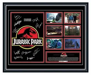JURASSIC PARK ORIGINAL 1993 SIGNED POSTER LIMITED EDITION poster MEMORABILIA