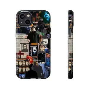Horror Film Michael Myers Scary Mask Phone Case Protection, Shockproof For IPhone 17-12, Pro Max, Pro Plus, and Samsung S25 24 23 Safety Case