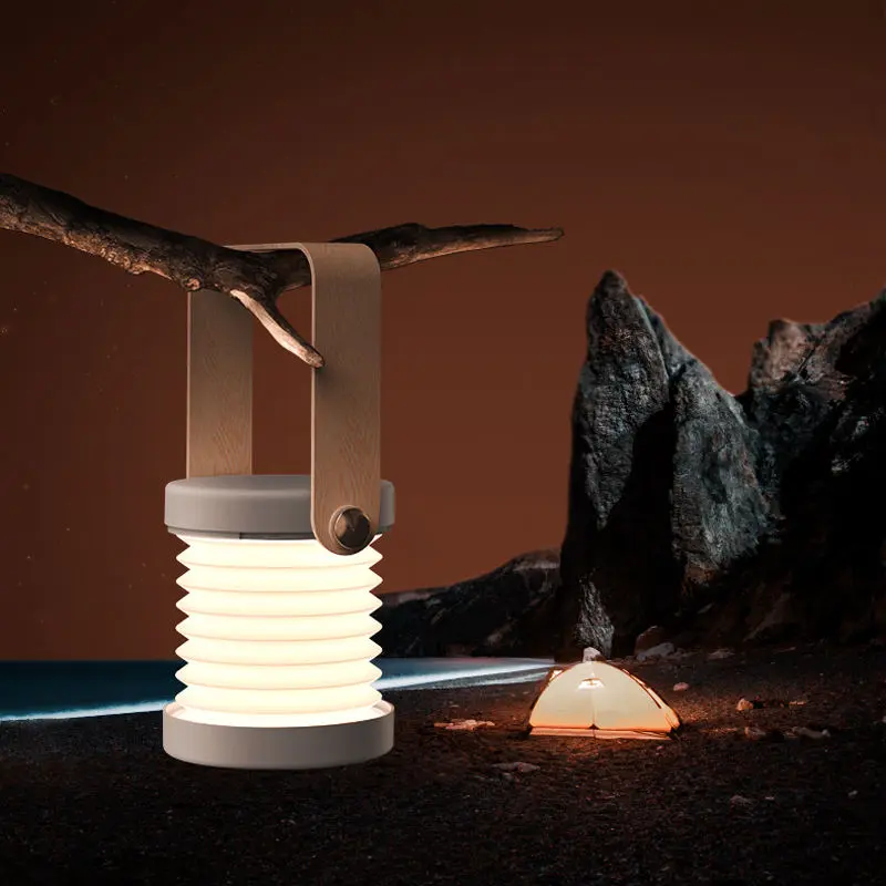 Foldable Rechargeable Lantern — White