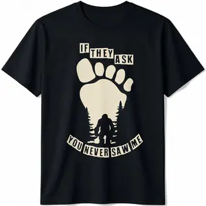 Funny Bigfoot T-Shirt Graphic tees