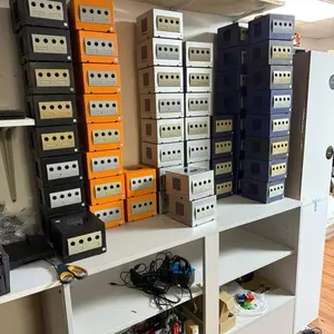 Black GameCube Console - Protection Features, Original Design, Compatible with GameCube System