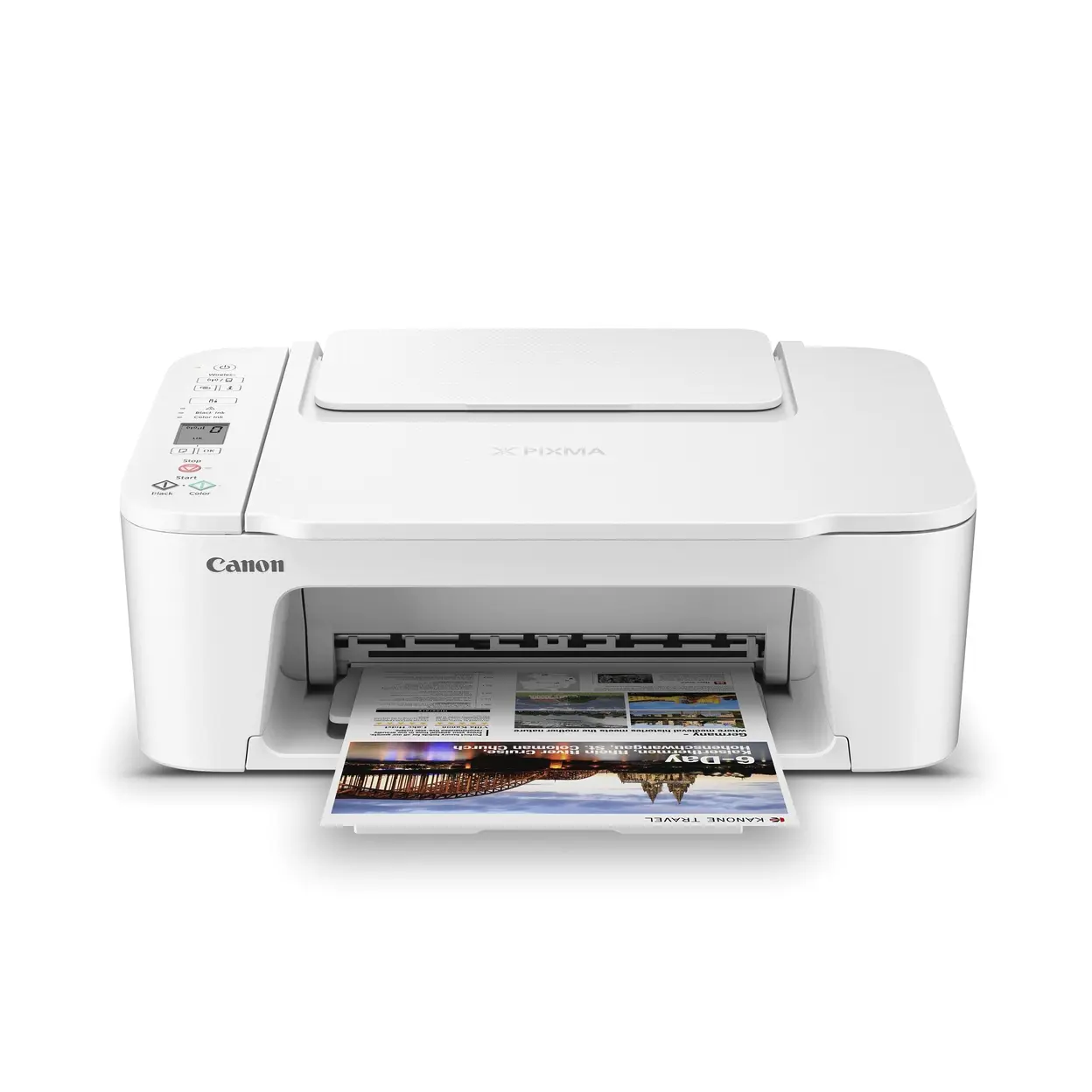 Canon PIXMA TS3722 Wireless All-In-One Inkjet Printer for Home Office