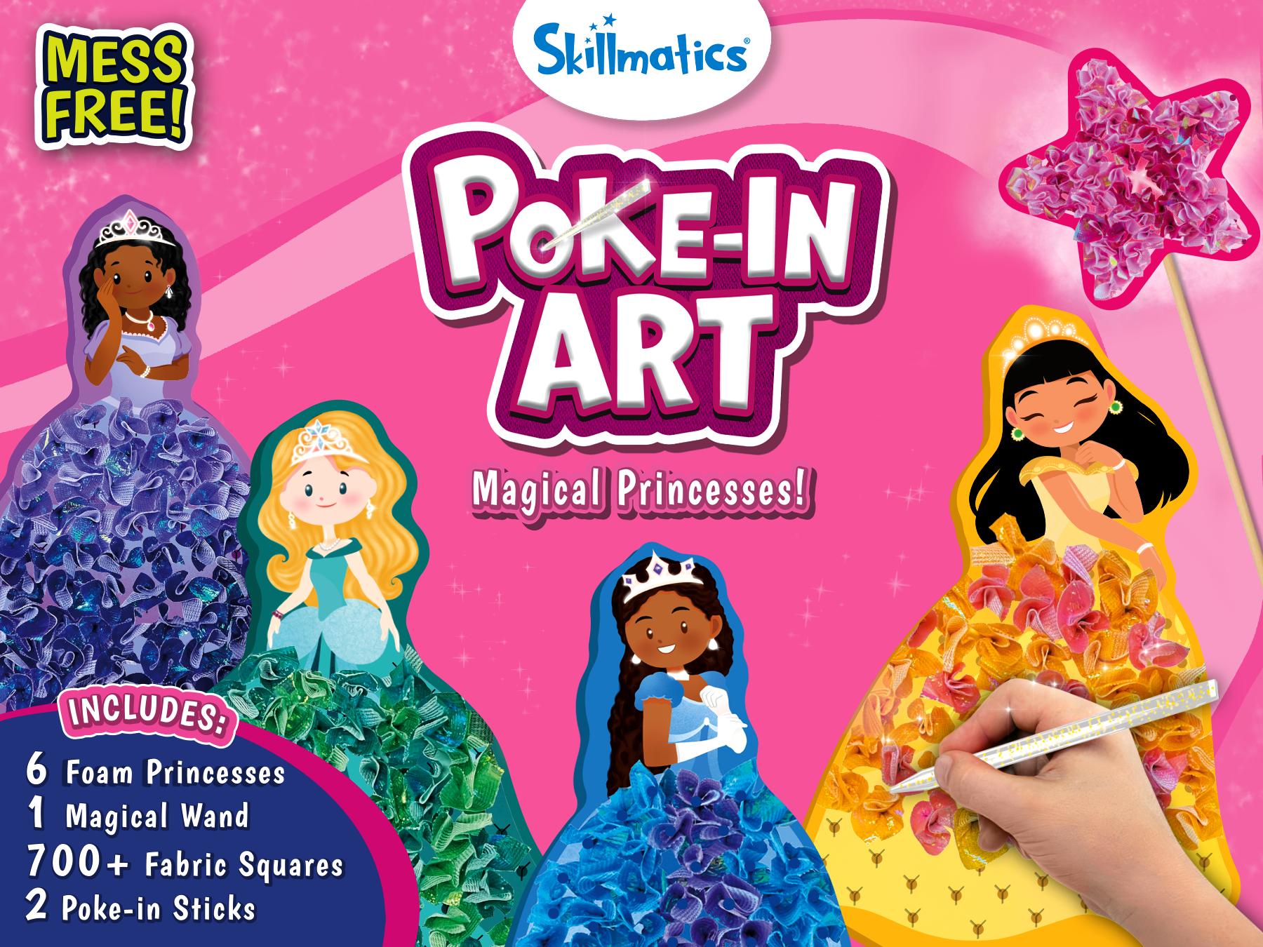 Poke in Art - Skillmatics Art & Craft Activity, Mess-free Art for Kids, DIY kit, Gifts for Girls & Boys Ages 4 to 9 Creative Play Artistic