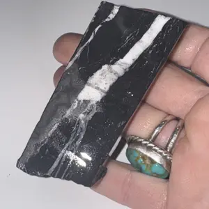 78g Natural Rough Turquoise White Buffalo Dolomite Otteson GemStone Lapidary