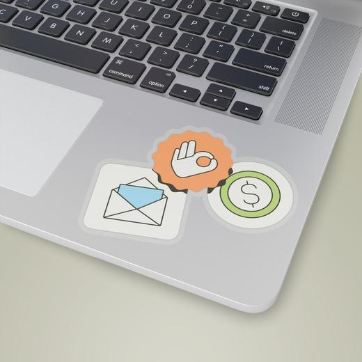 Ghost Car Vinyl Decal Racing Sticker for Vehicle Windows Laptops & More