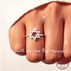 925 Sterling Silver Ring Shining XINGX Design Paved with Shiny Zircon Silver Or Gold Jewelry