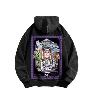JoJo's Bizarre Adventure 100% Cotton Anime Hoodie, Long Sleeve, Made in the USA | Relaxed Fit | The Perfect Christmas Gift for Your Boyfriend or Girlfriend