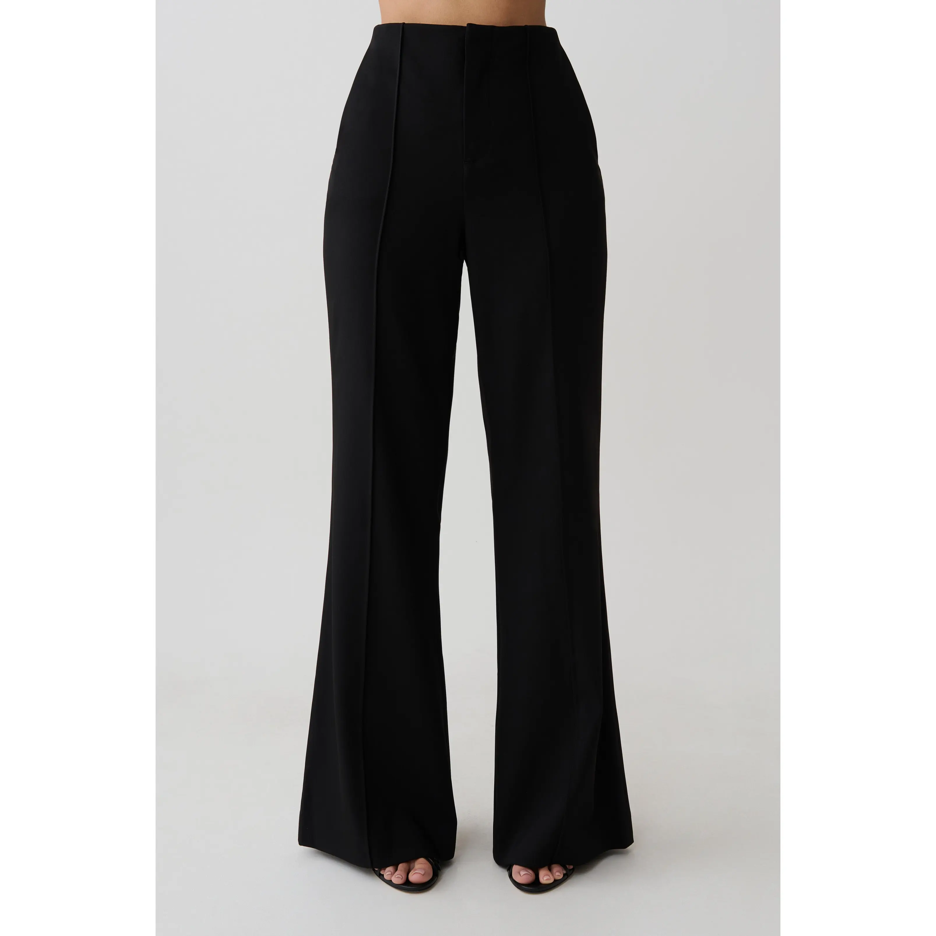 Eden High Waisted Suiting Pants - Black