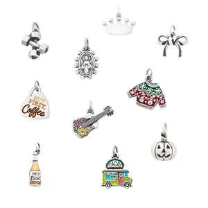 JA Jewelry Single Pendant with Multiple Elements Cute Fun Fashionable Exquisite DIY Bracelets Necklaces Perfect Gift for Family Loved Ones Friends