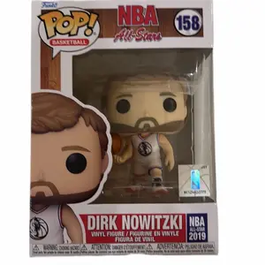 Funko Pop! Dirk Nowitzki NBA All-Star 2019 Vinyl Figure Collectible Toy NBA158 Iconic Look for Fans