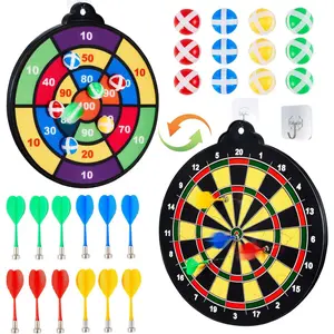 Magnetic Dart Board - 12Magnetic Darts+12Sticky Balls Or 2 Toy Gun+40 Foam Dart,Fun for Family Game and Party with Friends, Christmas Birthday Gifts Toys for 3-12 Year Old Boys