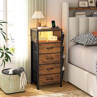 Rustic Brown-4 Drawers