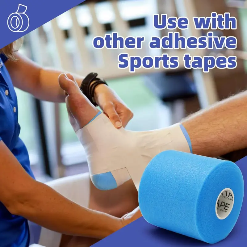 OK TAPE Pre-Athletic Wrap Tape - Athletic Foam Wrap to Protect Ankles, Wrists, Hands and Knees, Athletic Sports Tape