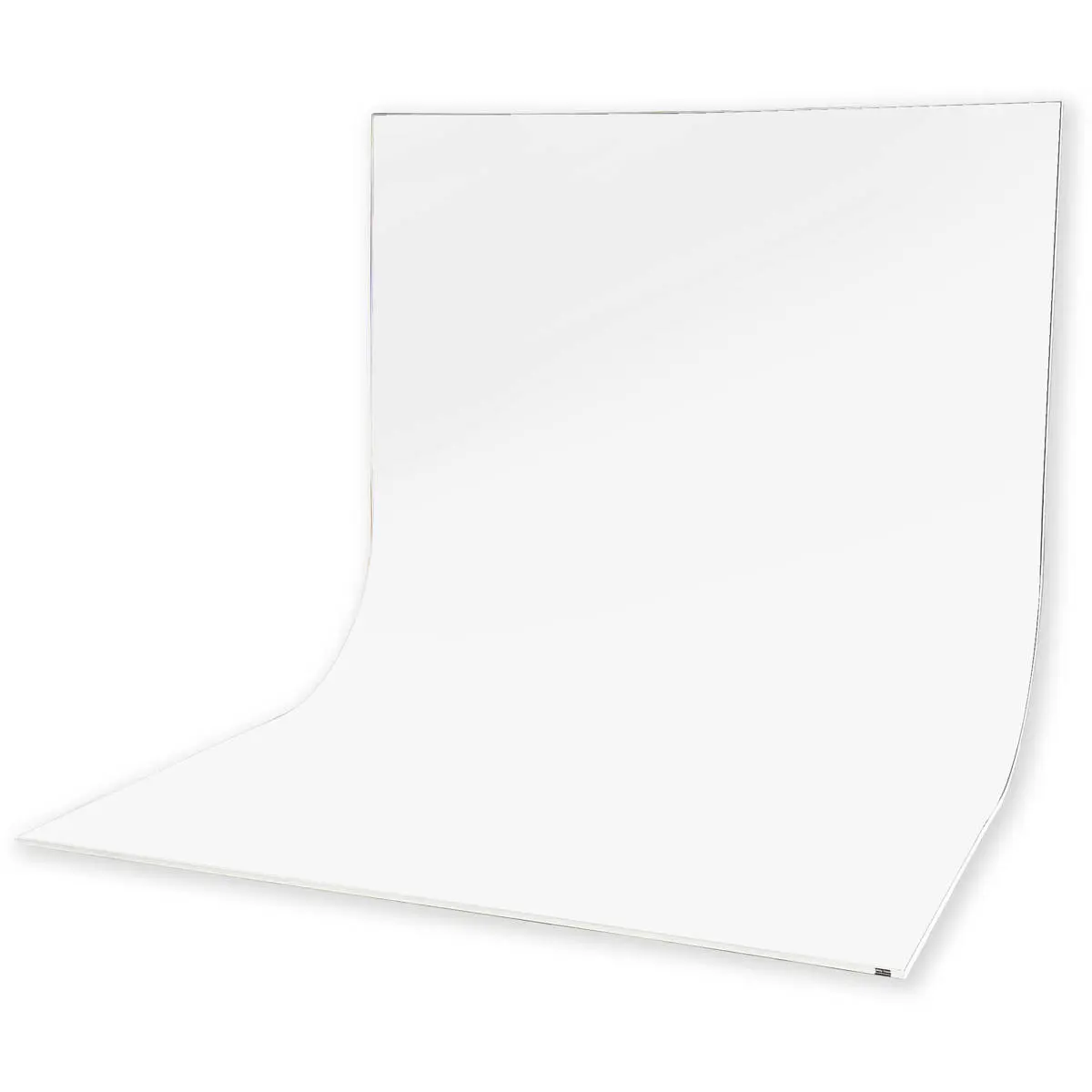 Easiframe Durable Camera Equipment - 8.2x12.5' Curved Frame Cyclorama Fabric Backdrop, White Silicone Camera Accessories
