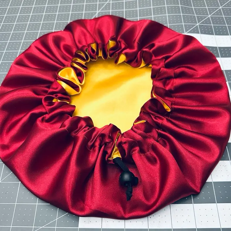 Ms Make It Luxury Silky Satin Bonnet Collection - Premium Double Sleep Cap, Large Satin Bonnet , Adjustable Fit Soft Comfortable Hair Protection Cap for Haircare Seals in moisture protect styles