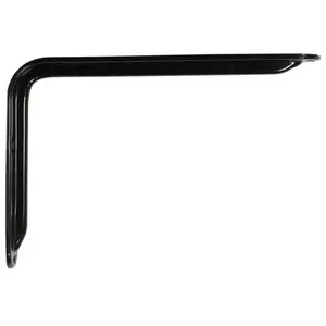 212 MAIN Knape & Vogt Matrix RP-0099-12BK Magnum Shelf Bracket - 12 in., Sterling, Powder Coat, Fashion Look for Shelves