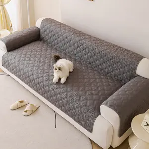 3-Piece Universal Plaid Sofa Cushions, Multi-Color Optional, Soft Textile, Skin-Friendly, Non-Slip, Wear-Resistant, Modern Design, Suitable for Various Sofa Types to Create a Warm Ambiance
