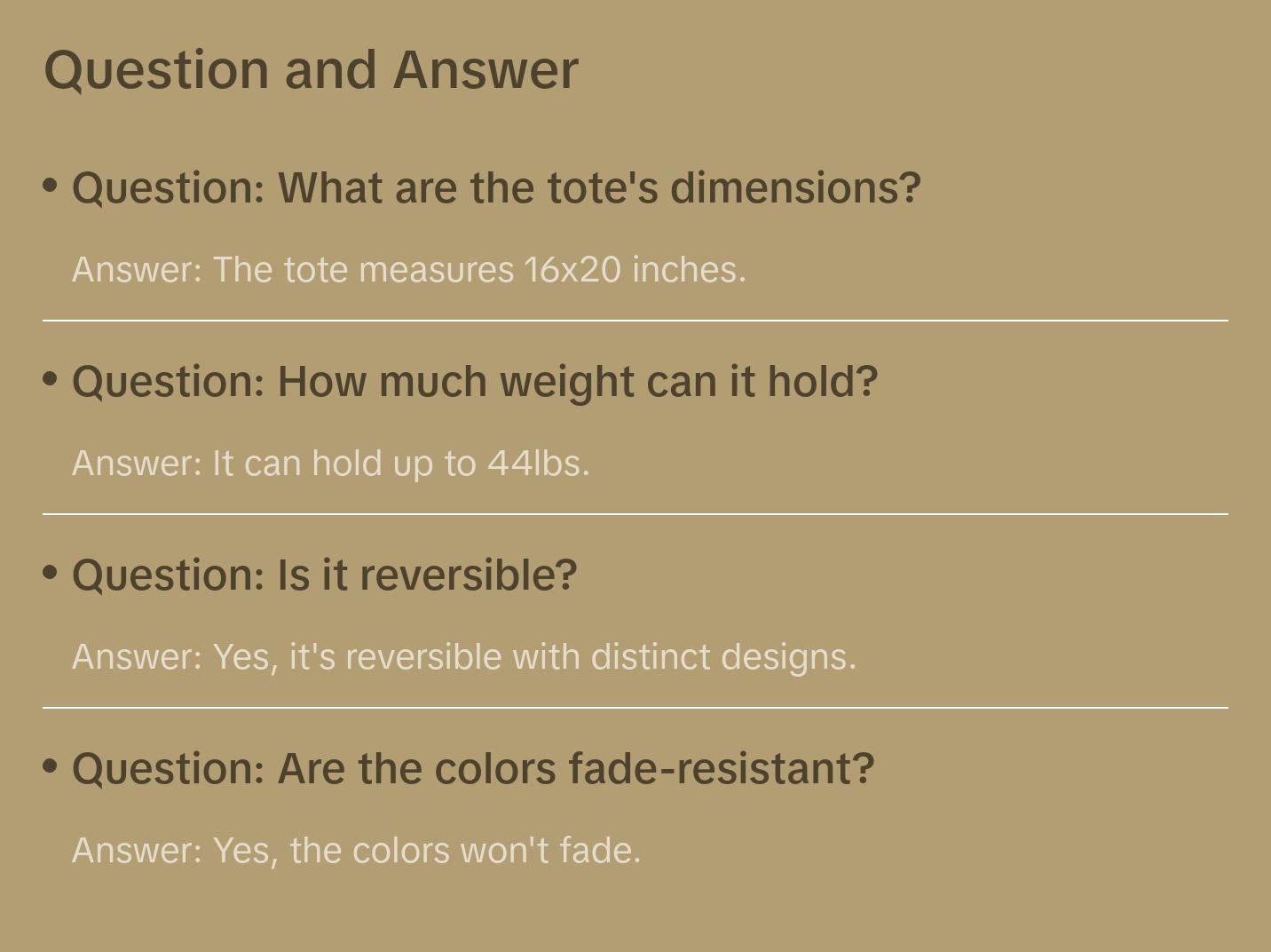 Market Cheetah Large Tote