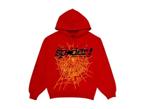 Sp5der Men's P*NK V2 Hoodie Red, from StockX