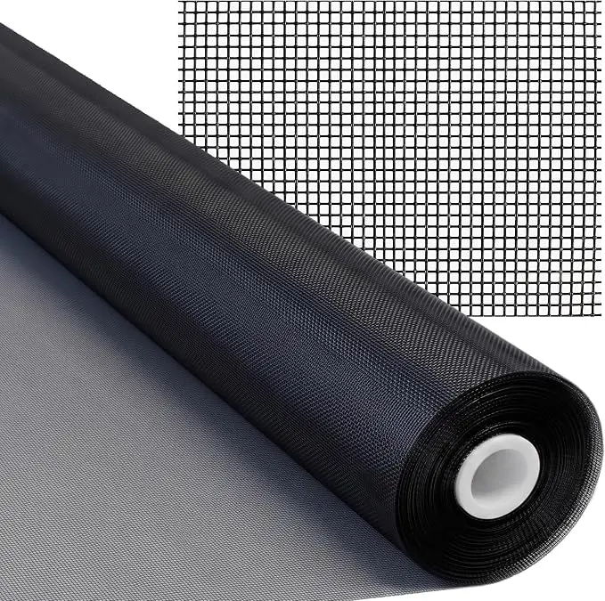 Fiberglass Window Screen Mesh, Screen Door Replacement 48" x 102"